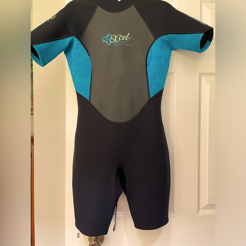 Xcel Thermolite back zip short sleeve spring dive suit 2mil